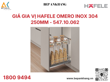 Giá Gia Vị Hafele Omero Inox 304 250mm - 547.10.062